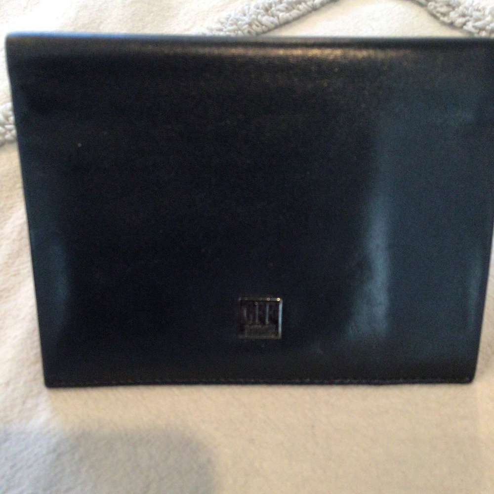 Gianfranco Ferre dark blue leather wallet